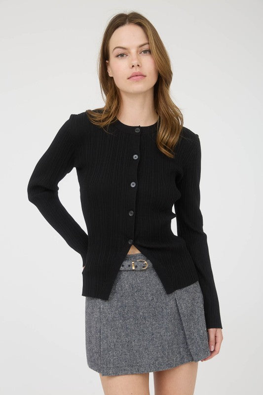 Wemo Long Sleeve button down Cardigan Top