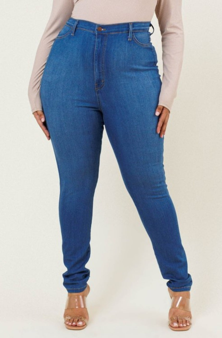 Plus Size Denim Jeans #P88MS-Plus