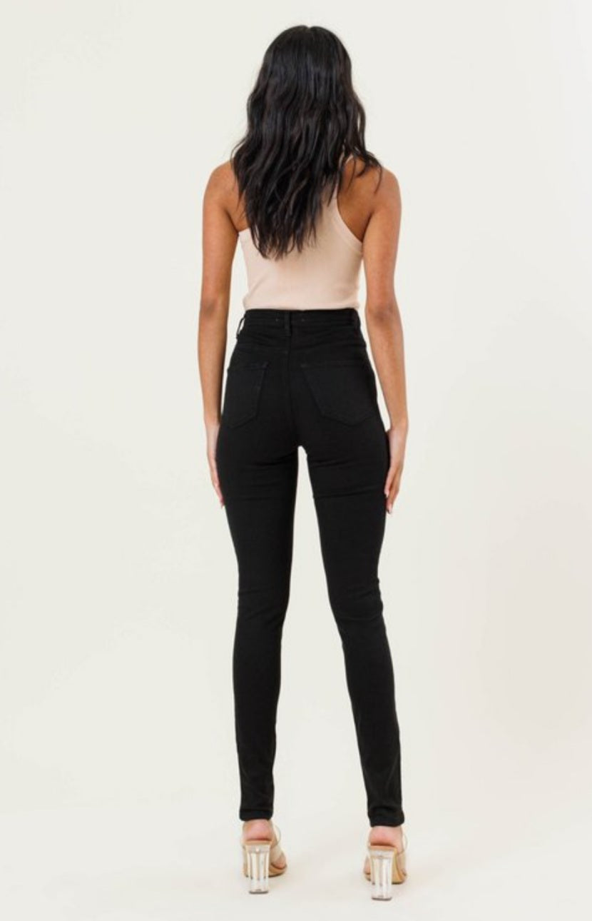 Vibrant M.I.U Black Denim Jeans