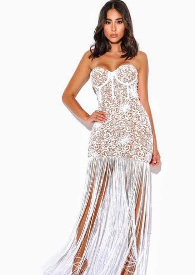 Fringe Corset Dress