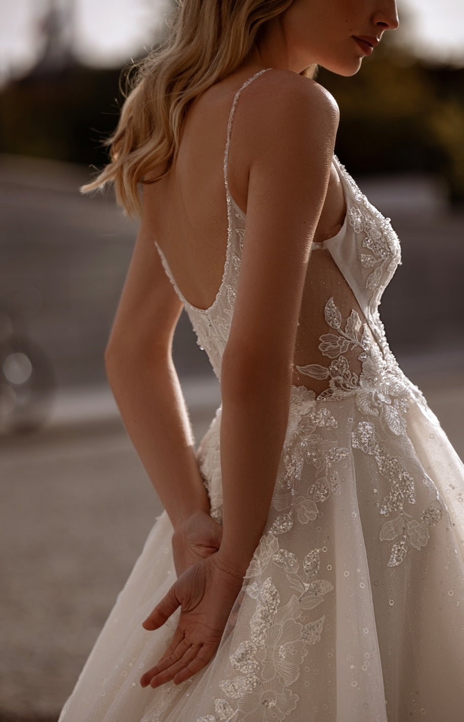 Yena 5630 Beaded Wedding Gown