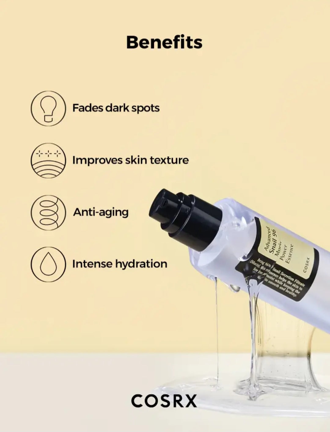 COSRX   Advanced Snail 96 Mucin Power Essence
