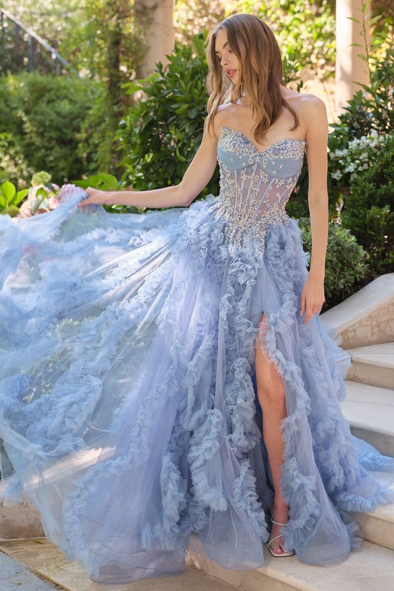 Romance A1483 Eloise Tulle Ruffle Ball Gown