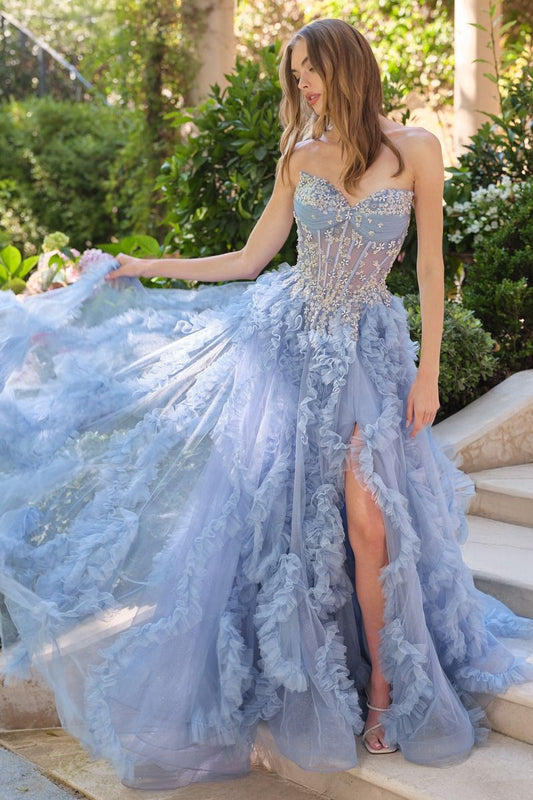 Romance A1483 Eloise Tulle Ruffle Ball Gown