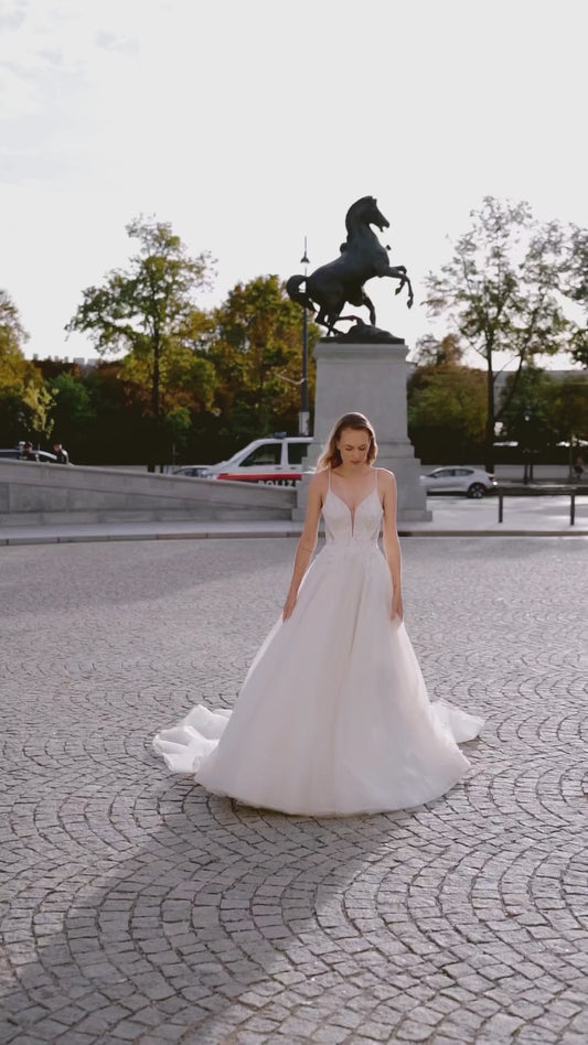 Yena 5630 Beaded Wedding Gown