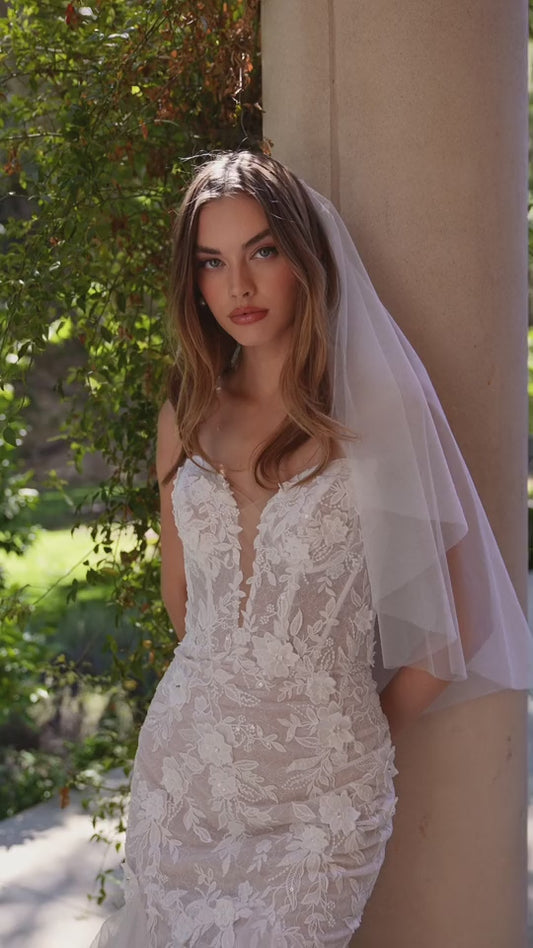 Aphrodite WL062 Bloom Mermaid Gown