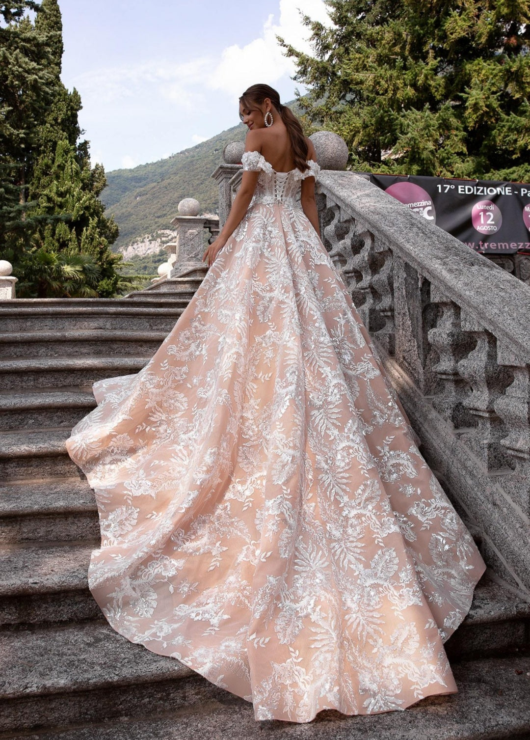 Marie Pink Wedding Gown 5002