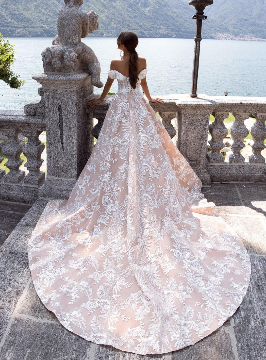 Marie Pink Wedding Gown 5002