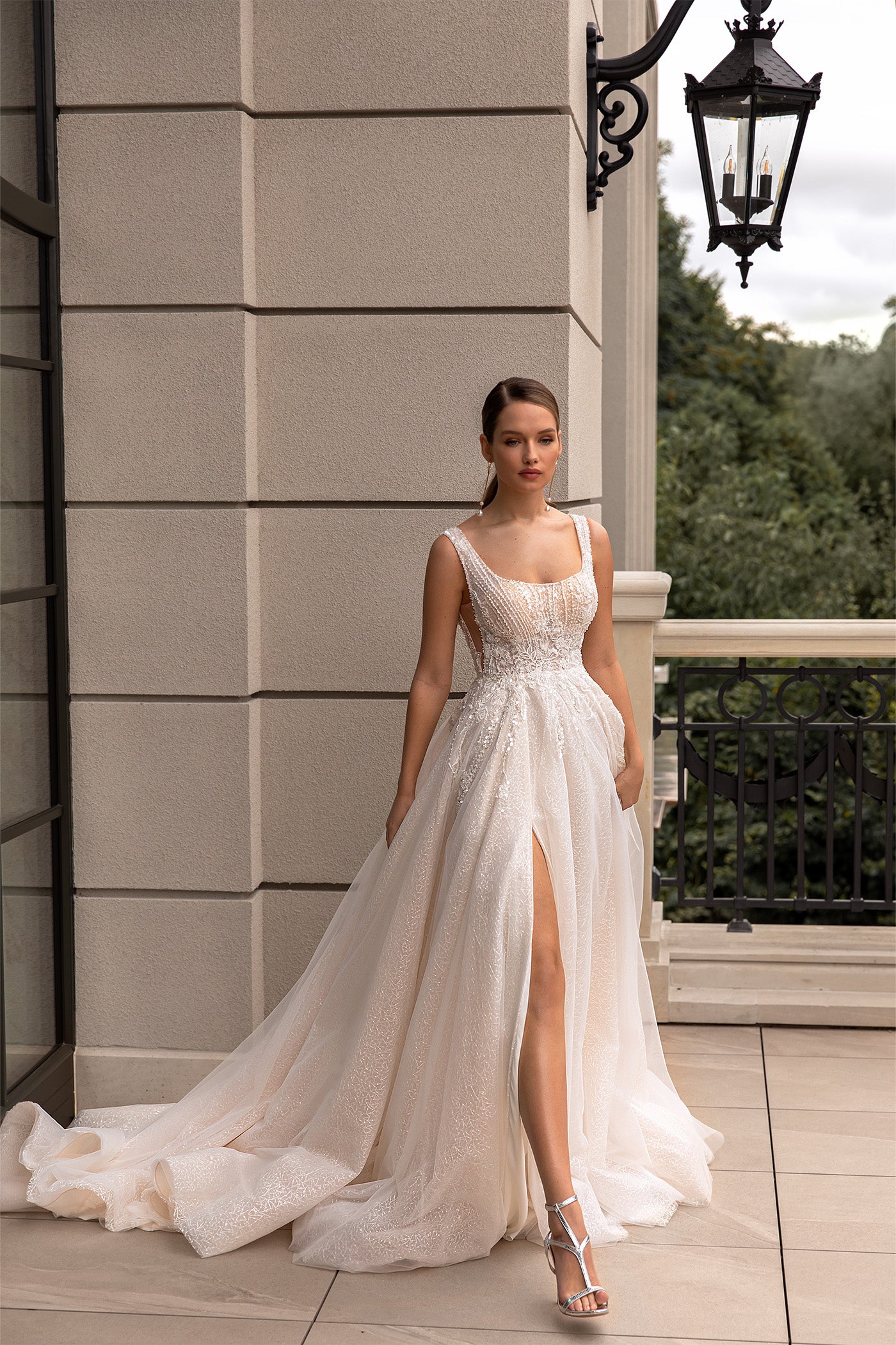 Jasmin beaded wedding dress 5325